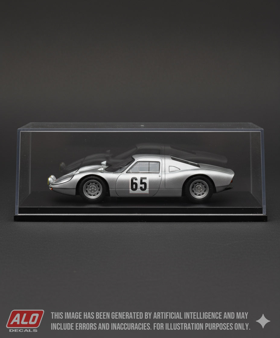 1966 LORRAINE RALLY #65 PORSCHE 904 JEAN-PIERRE GABAN/JUSTIN GIETS 1:43 DECALS