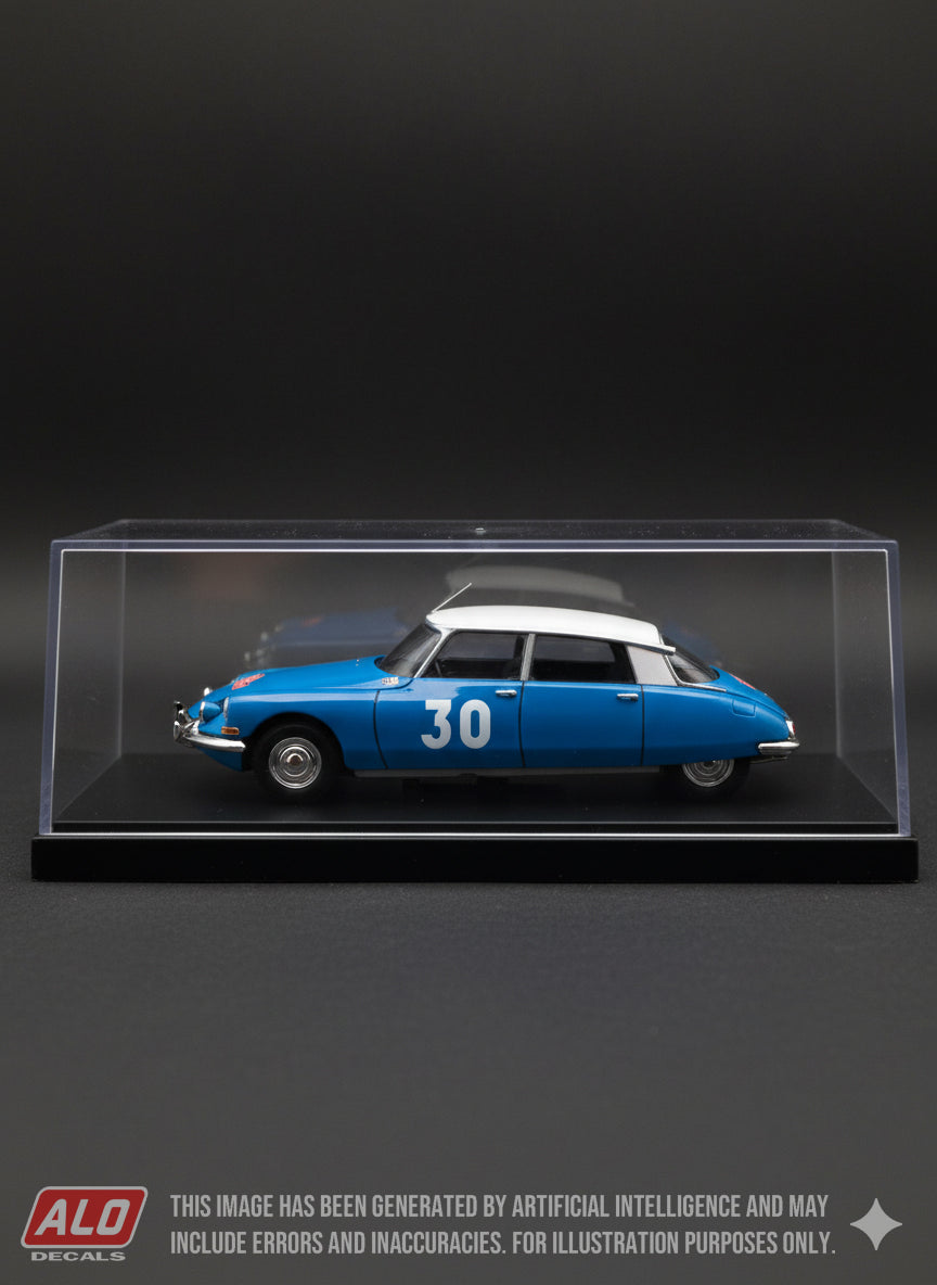 1966 MONTE CARLO RALLY # 30 CITROËN DS JEAN ROLLAND/GABRIEL AUGIAS 1:43 DECALS