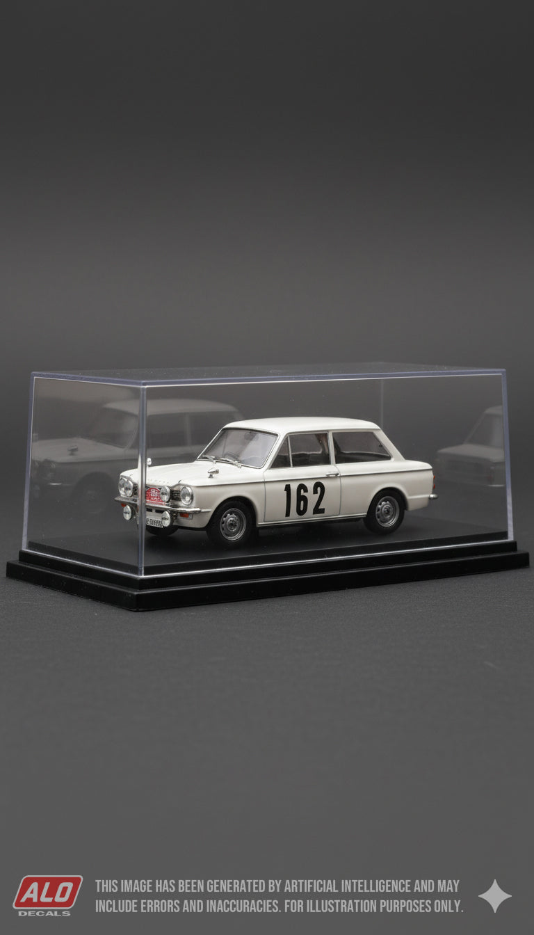 1966 MONTE CARLO RALLY #162 HILLMAN IMP PHILIPPE SIMONETTA/BERNARD DIRREN 1:43 DECALS