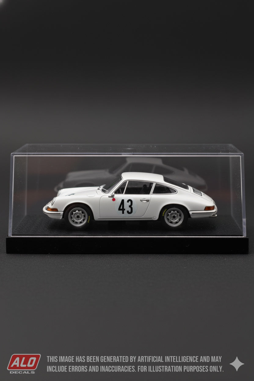 1967 LE MANS 24 HOURS #43 PORSCHE 911 "FRANC"/ANTON FISCHHABER 1:43 DECALS