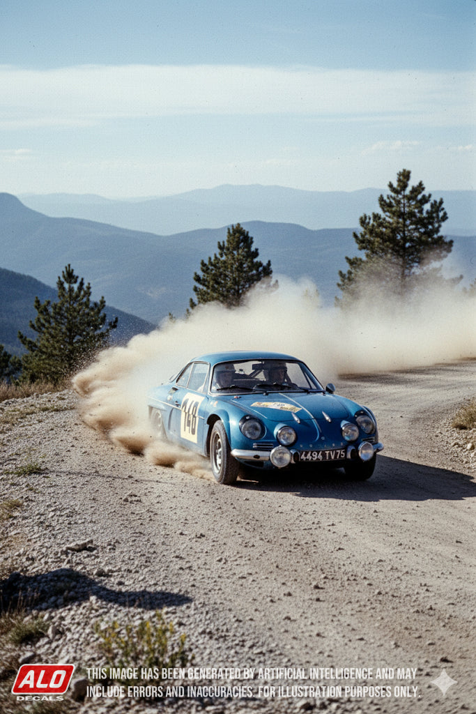 1967 LYON-CHARBONNIERES #148 ALPINE A110 FIORENTINO/RECRESIO 1:43 DECALS