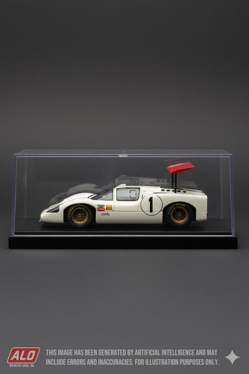 1967 MONZA 1000 KMS # 1 CHAPARRAL 2F MIKE SPENCE/PHIL HILL 1:43 DECALS