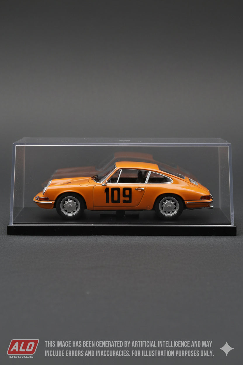 1967 MUGELLO GRAND PRIX #109 PORSCHE 911 DAN MARGULIES/ROB MACKIE 1:43 DECALS