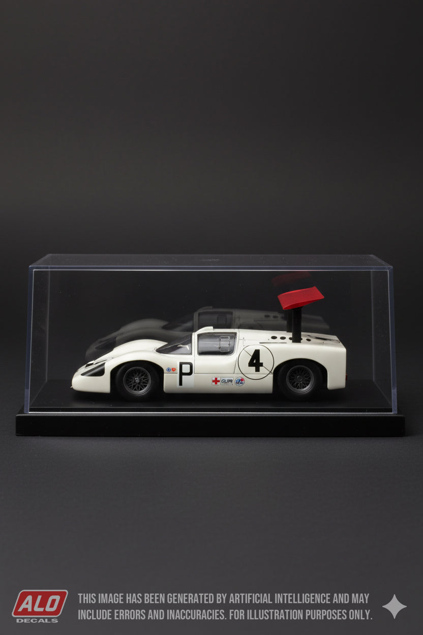 1967 NÜRBURGRING 1000 KMS # 4 CHAPARRAL 2F PHIL HILL/MIKE SPENCE 1:43 DECALS