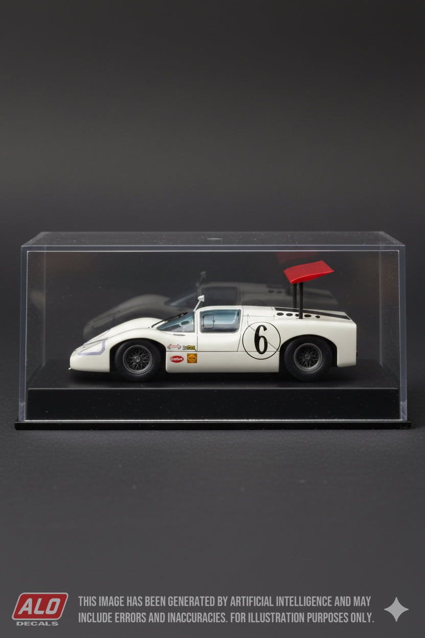 1967 SEBRING 12 HOURS # 6 CHAPARRAL 2F MIKE SPENCE/JIM HALL 1:43 DECALS