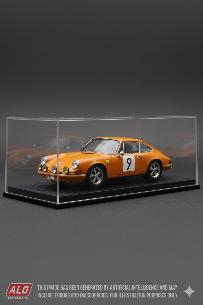 1967 TULPENRALLYE # 9 PORSCHE 911 JULES MEUR/NORBERT REBETEZ 1:43 DECALS