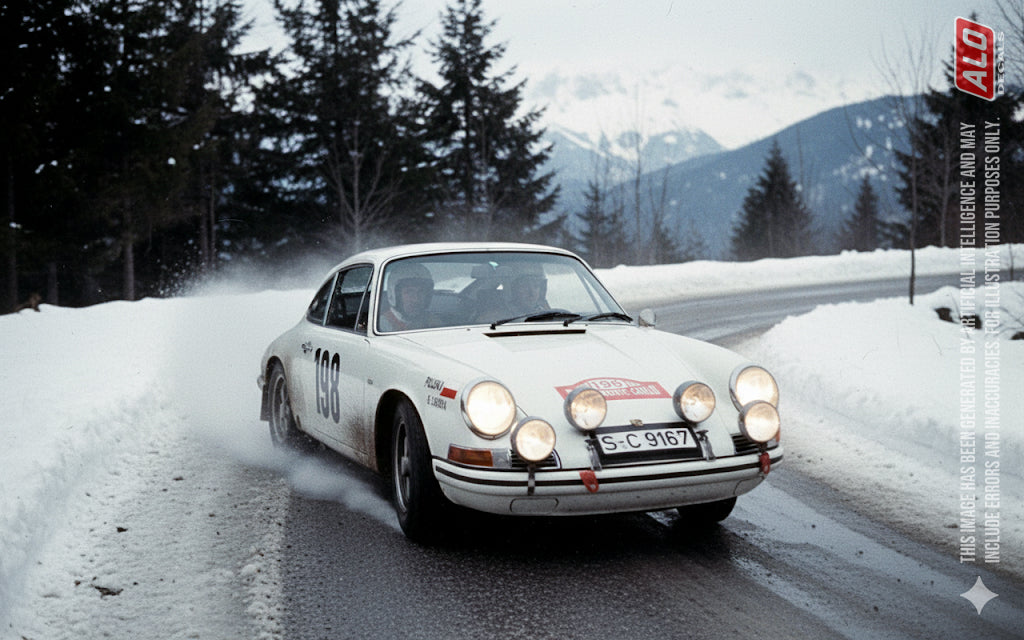 1968 MONTE CARLO RALLY #198 PORSCHE 911 SOBIESLAW ZASADA/JERZY DOBRZANSKI 1:43 DECALS
