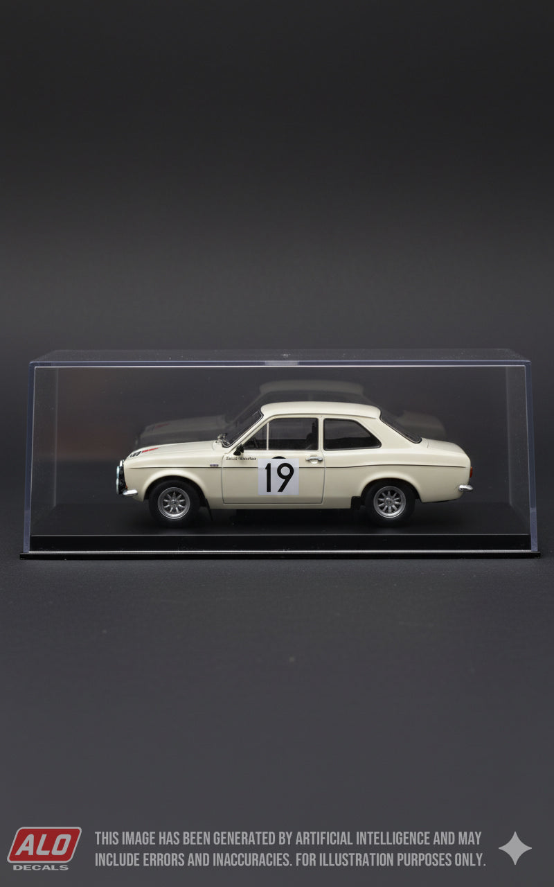 1968 TULPENRALLYE #19 FORD ESCORT OVE ANDERSSON/JOHN DAVENPORT 1:43 DECALS