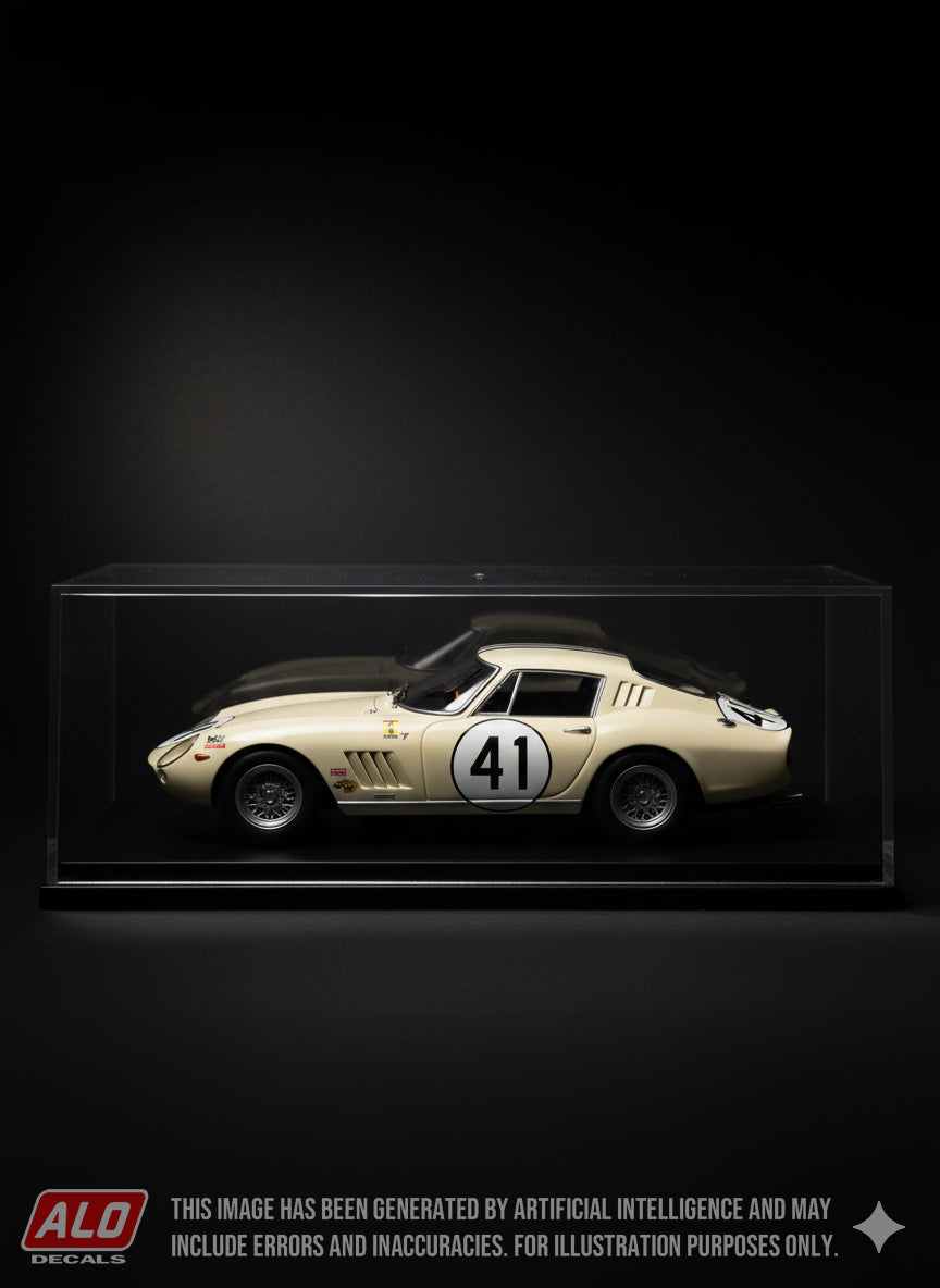 1969 DAYTONA 24 HOURS #41 FERRARI 275 GTB SAM POSEY/RICARDO RODRIGUEZ 1:43, 1:24, 1:18 DECALS