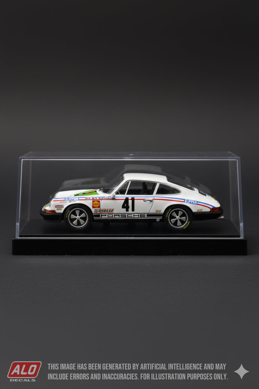 1969 LE MANS 24 HOURS #41 PORSCHE 911 JEAN-PIERRE GABAN/YVES DEPREZ 1:43 DECALS