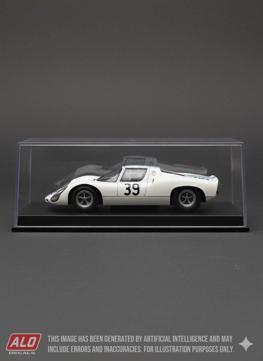 1969 SPA 1000 KMS #39 PORSCHE 910 BILL BRADLEY/TONY DEAN 1:43 DECALS