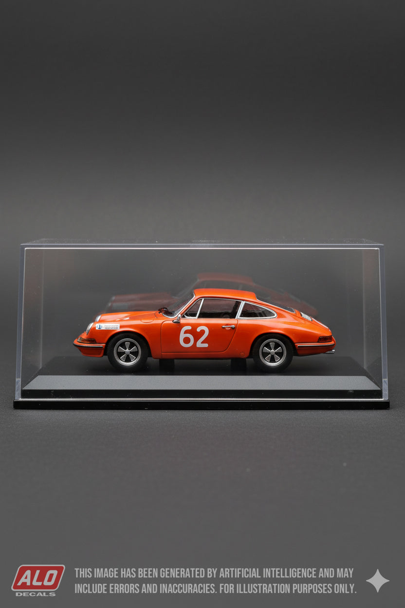 1969 TARGA FLORIO # 62 PORSCHE 911 CORRADO FERLAINO/NINO TODARO 1:43 DECALS