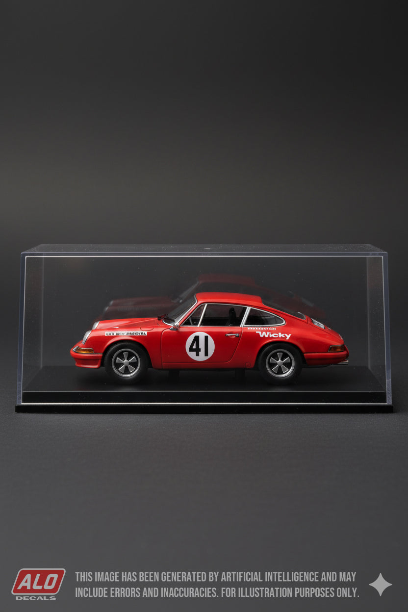 1970 LE MANS 24 HOURS #41 PORSCHE 911 SYLVAIN GARANT/JEAN MESANGE/BERNARD CHENEVIERE 1:43 DECALS