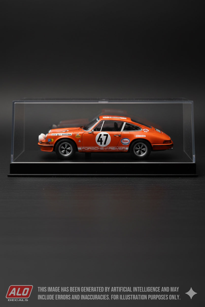 1970 LE MANS 24 HOURS #47 PORSCHE 911 ERWIN KREMER/NICOLAS KOOB 1:43 DECALS