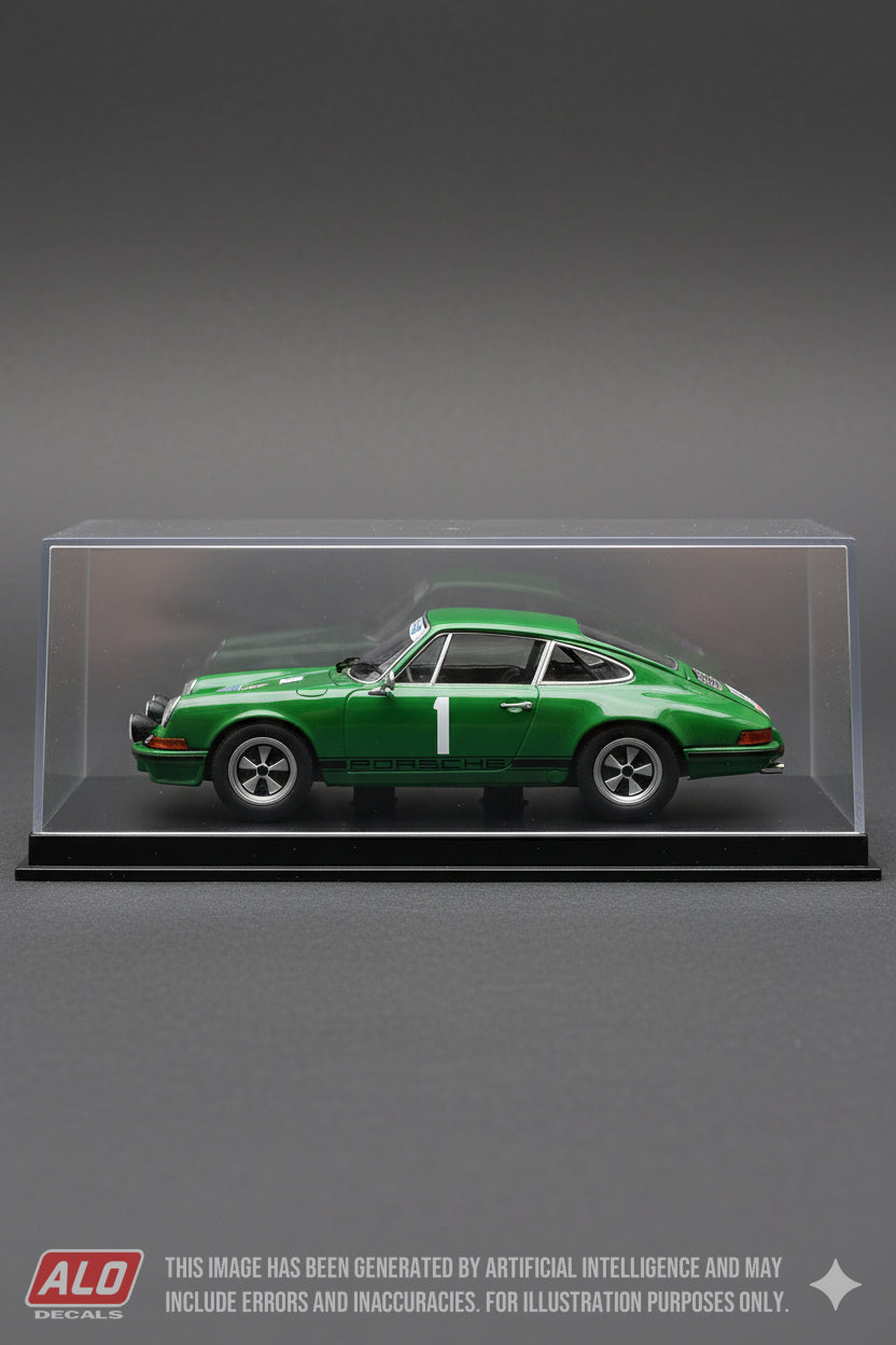 1970 VOLTA A MADEIRA #1 PORSCHE 911 AMERICO NUNES/FERNANDO FONSECA 1:43, 1:32 DECALS