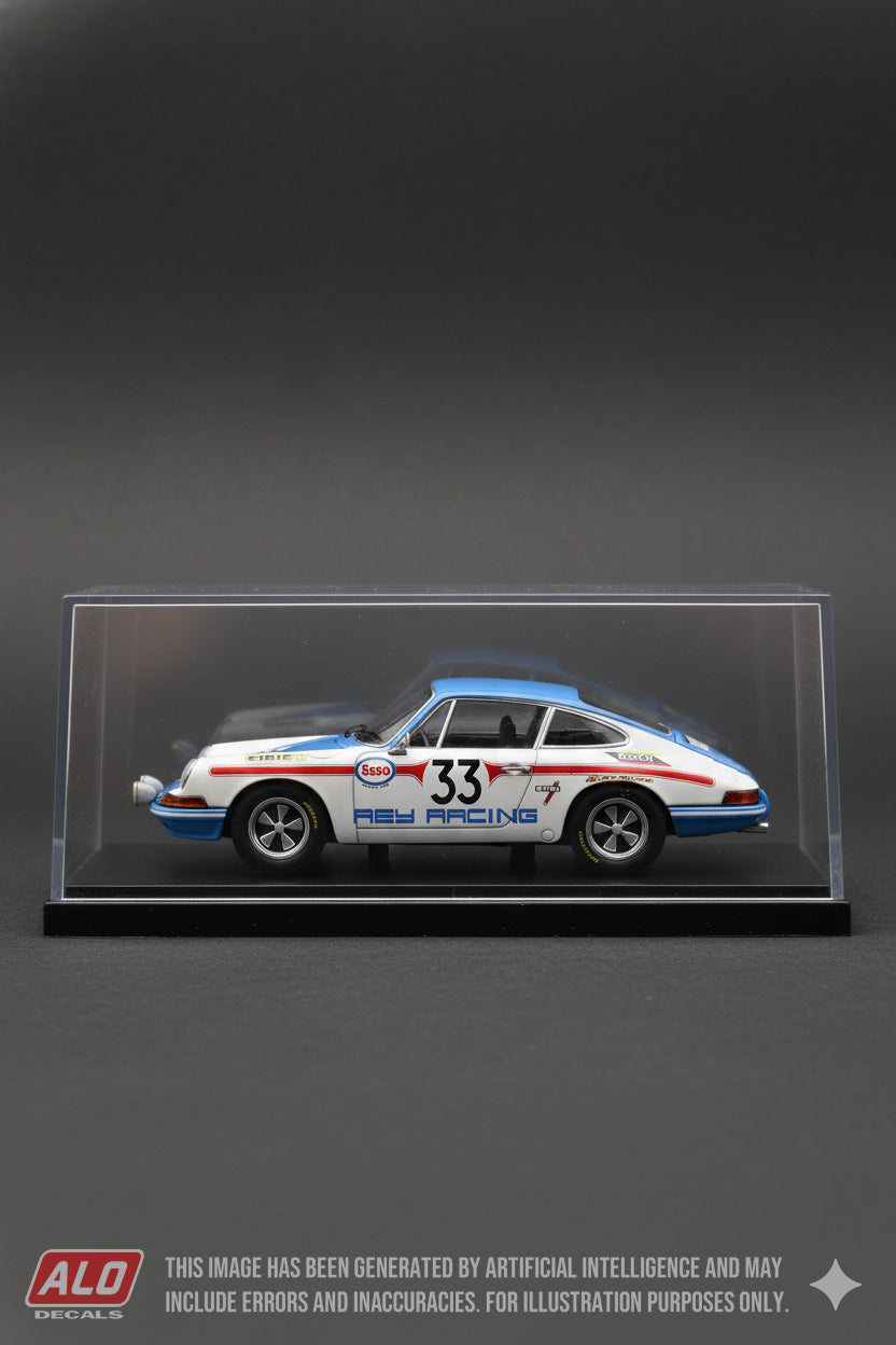 1971 LE MANS 24 HOURS #33 PORSCHE 911 JEAN-PIERRE CASSEGRAIN/JACQUES REY 1:43 DECALS