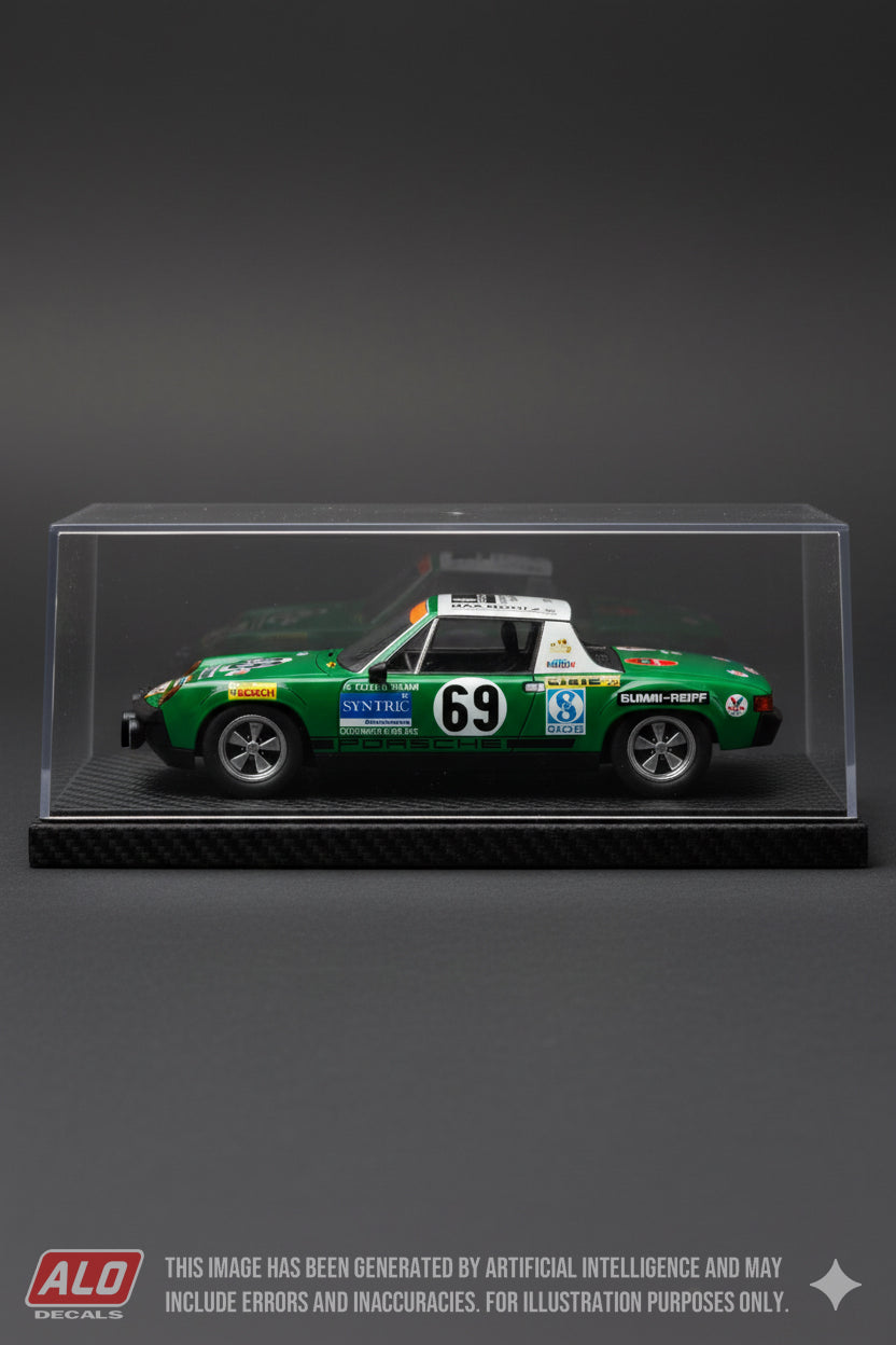 1971 LE MANS 24 HOURS #69 VW-PORSCHE 914 GERD QUIST/DIETRICH KRUM 1:43 DECALS