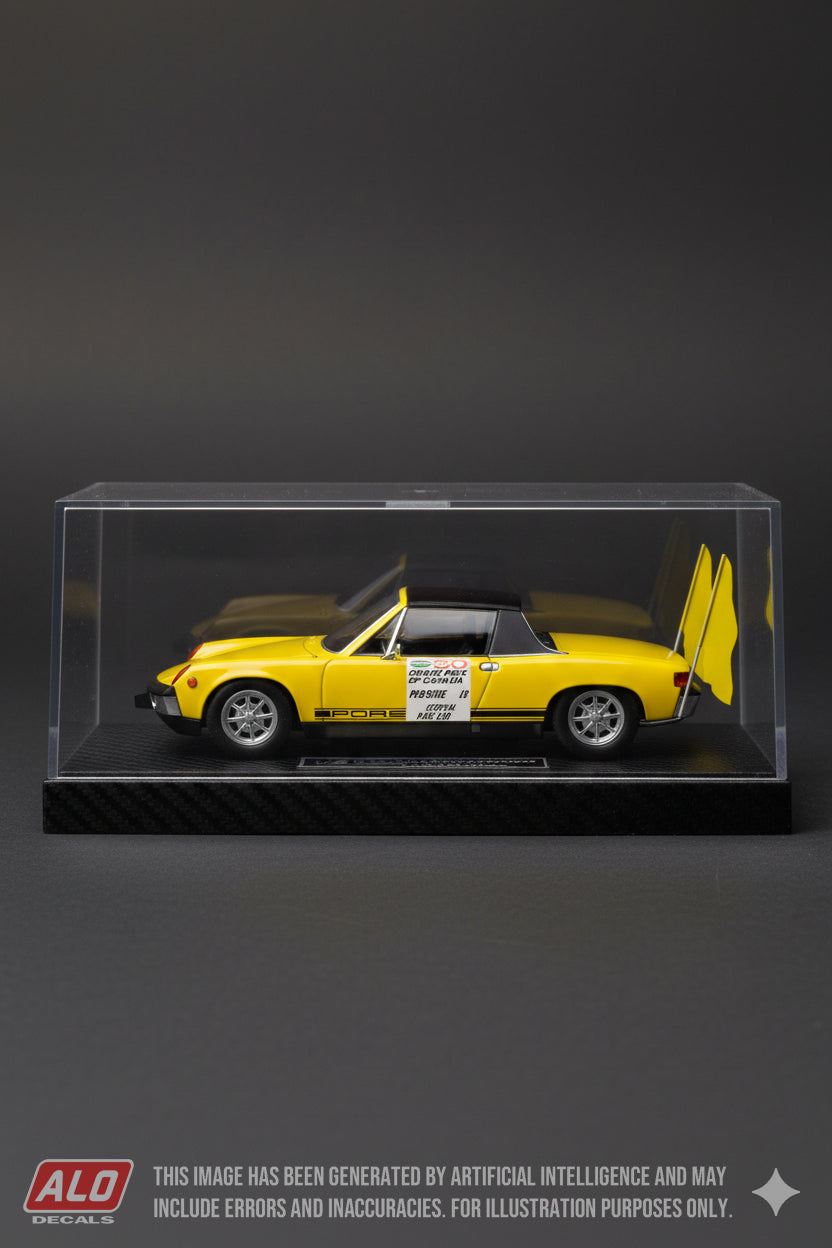 1973 CANADIAN GP VW-PORSCHE 914 PACE CAR EPPIE WIETZES 1:43, 1:32, 1:24, 1:18 DECALS