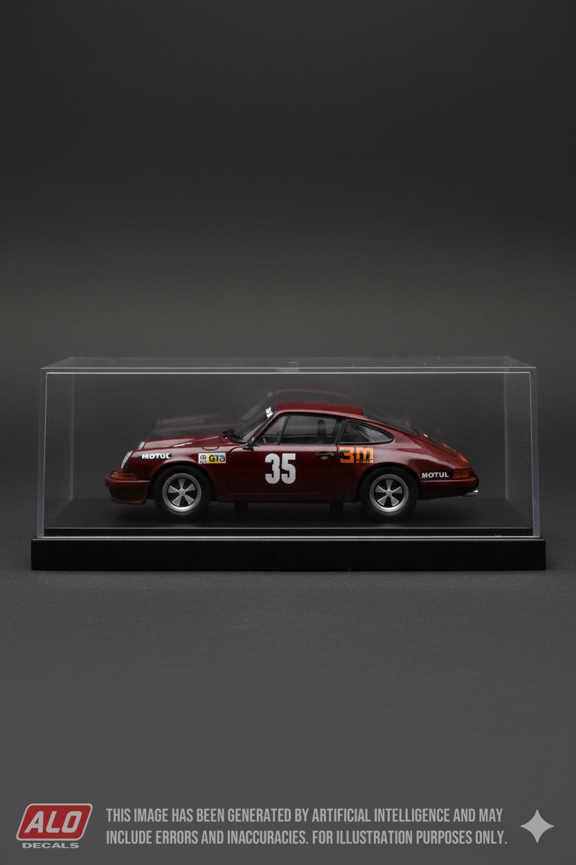 1973 LE MANS 4 HOURS #35 PORSCHE 911 MARCEL MIGNOT/PIERRE MAUROY 1:43 DECALS