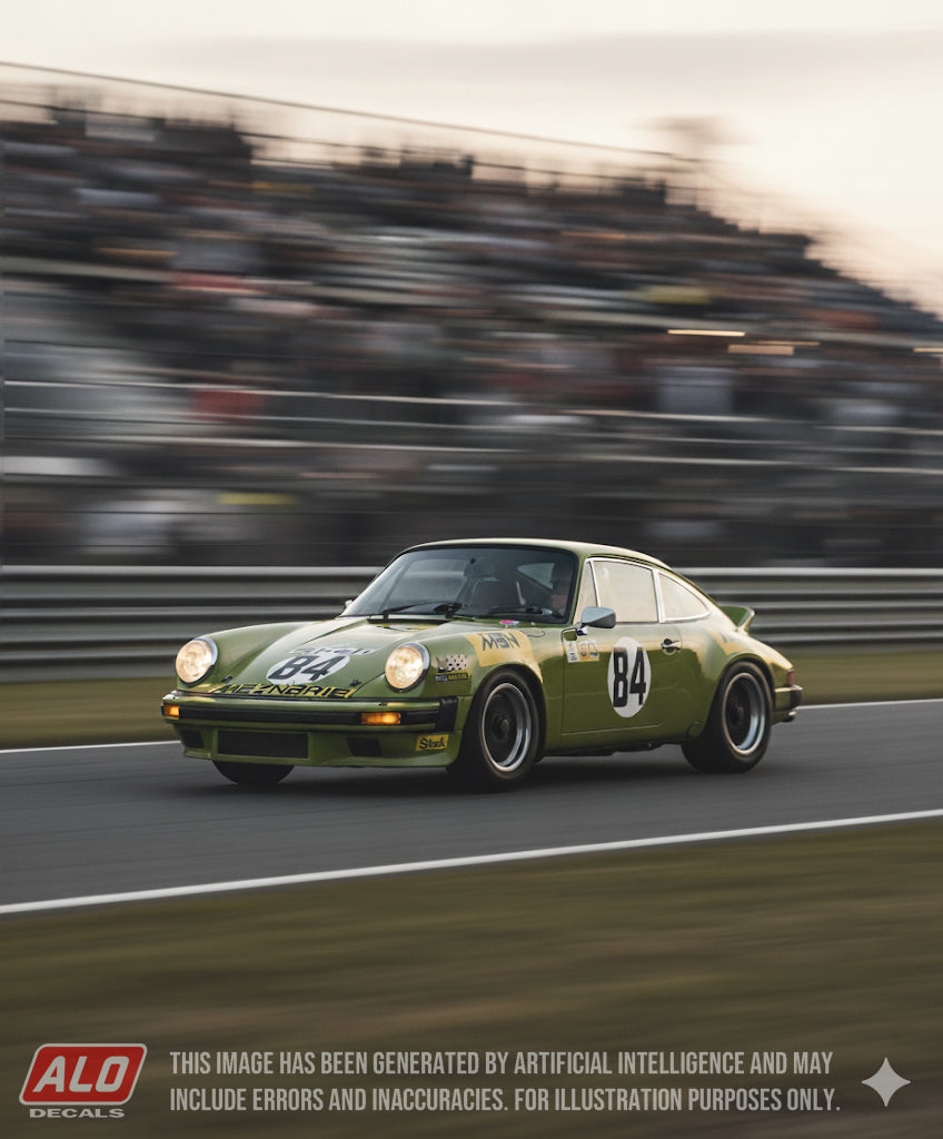 1973 LE MANS 24 HOURS #84 PORSCHE 911 JEAN-CLAUDE BOUCHER/DANIEL GUERIN/DOMINIQUE JAUNET 1:43 DECALS