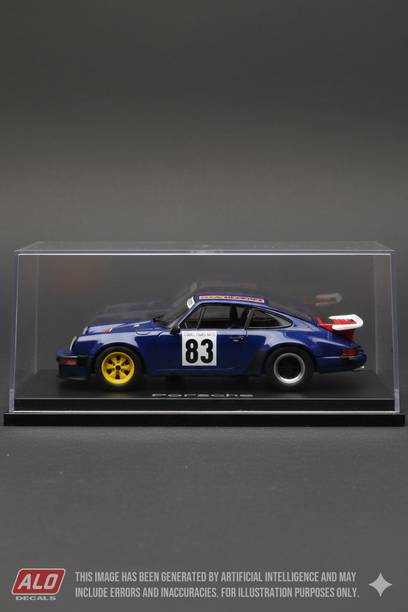 1976 LE MANS 24 HOURS #83 PORSCHE 911 PAUL RILLY/ROBERT LE VEVE 1:43 DECALS
