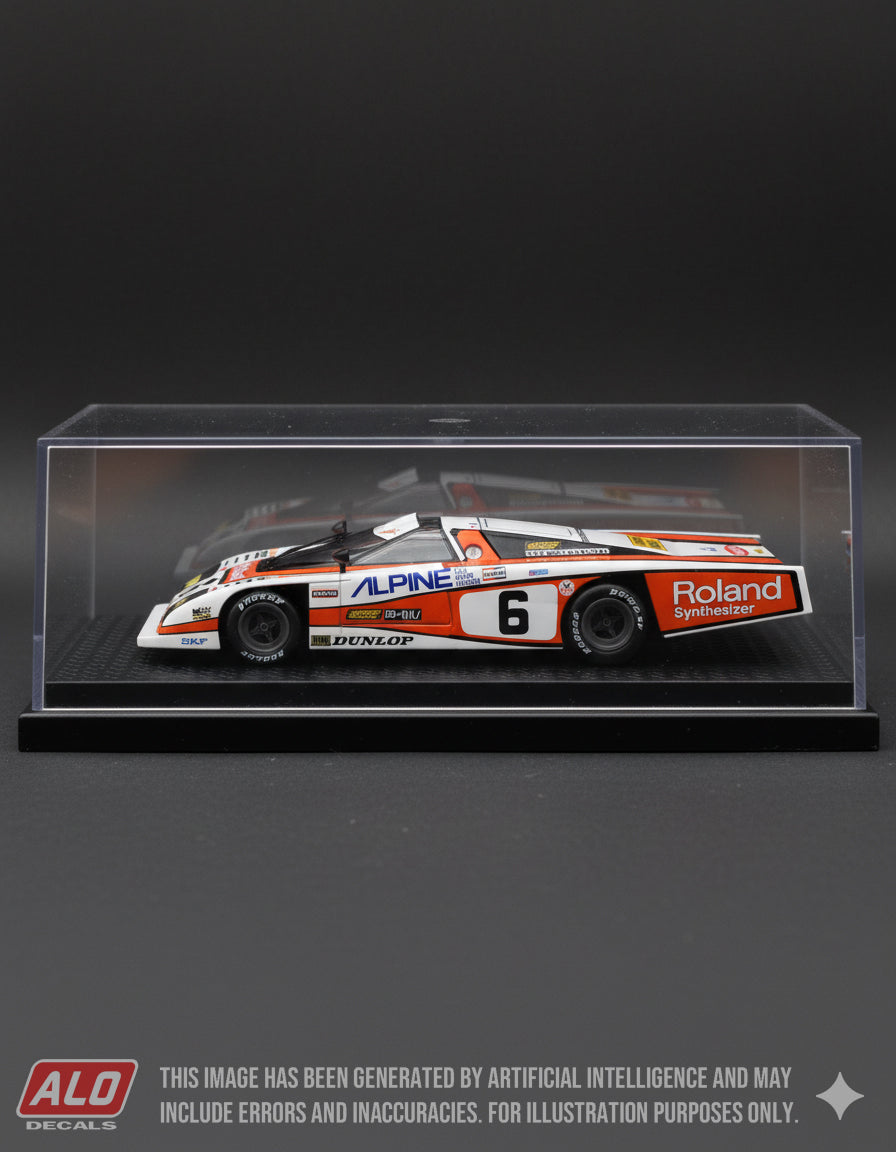1979 LE MANS 24 HOURS # 6 DOME ZERO CHRIS CRAFT/GORDON SPICE 1:43 DECALS