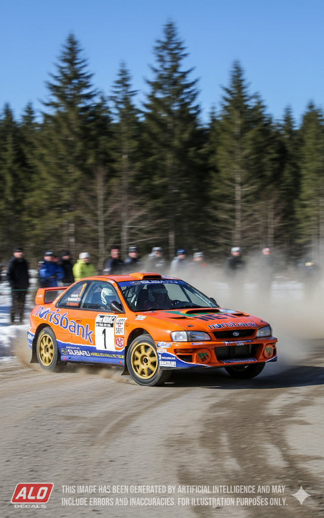 2000 OBERLAND RALLY #1 SUBARU IMPREZA S5 ARMIN KREMER/KLAUS WICHA 1:43 DECALS
