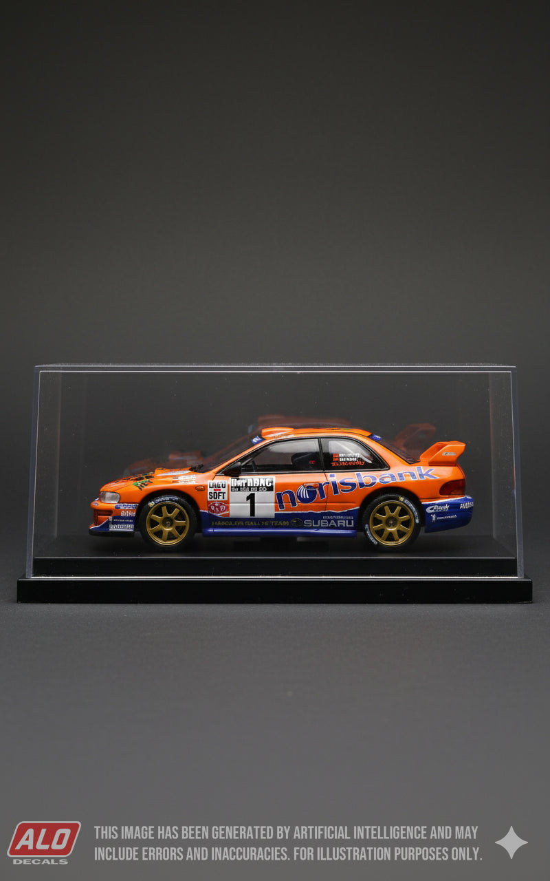 2000 OBERLAND RALLY #1 SUBARU IMPREZA S5 ARMIN KREMER/KLAUS WICHA 1:43 DECALS