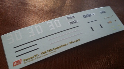 1968 TULLN-LANGENLEBARN #30 PORSCHE 911 NIKI LAUDA 1:43, 1:32 DECALS