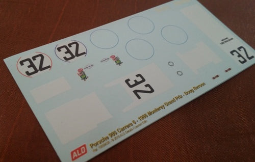 1966 MONTEREY GRAND PRIX CANAM, LAGUNA SECA #32 PORSCHE 906 DOUG REVSON 1:43 DECALS