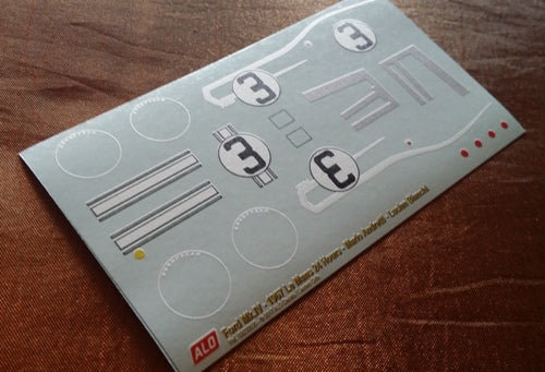 1967 LE MANS 24 HOURS # 3 FORD MK.IV MARIO ANDRETTI/LUCIEN BIANCHI 1:43 DECALS