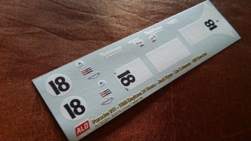 1966 DAYTONA 24 HOURS #18 PORSCHE 911 JACK RYAN/LIN COLEMAN/BILL BENCKER 1:43, 1:24 DECALS