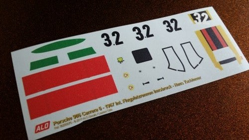 1967 INT. FLUGPLATZRENNEN INNSBRUCK #32 PORSCHE 906 HANS TSCHIEMER 1:43 DECALS