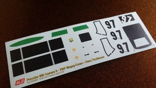 1967 MAGNY-COURS #97 PORSCHE 906 HANS TSCHIEMER 1:43 DECALS