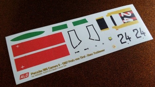 1967 PREIS VON TIROL, INNSBRUCK #24 PORSCHE 906 HANS TSCHIEMER 1:43 DECALS