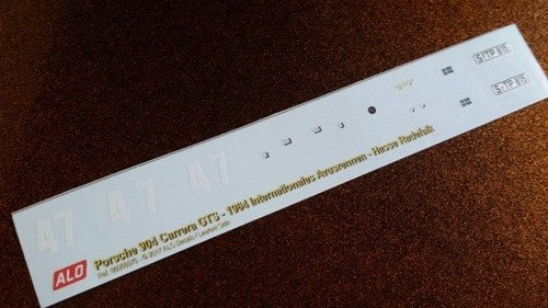 1964 INTERNATIONALES AVUSRENNEN #47 PORSCHE 904 HASSE RADEFALK 1:43 DECALS