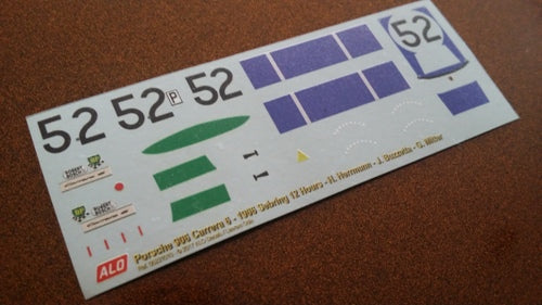 1966 SEBRING 12 HOURS #52 PORSCHE 906 HANS HERRMANN/JOE BUZZETTA/GERHARD MITTER 1:43 DECALS