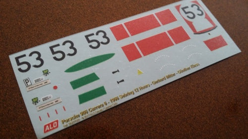 1966 SEBRING 12 HOURS #53 PORSCHE 906 GERHARD MITTER/GÜNTHER KLASS 1:43 DECALS