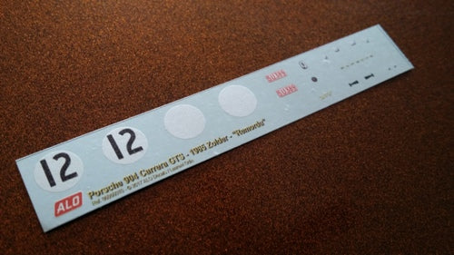 1965 ZOLDER #12 PORSCHE 904 "REMORDU" 1:43 DECALS