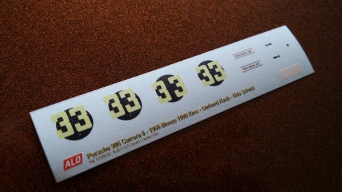 1966 MONZA 1000 KMS #33 PORSCHE 906 GERHARD KOCH/UDO SCHÜTZ 1:43 DECALS