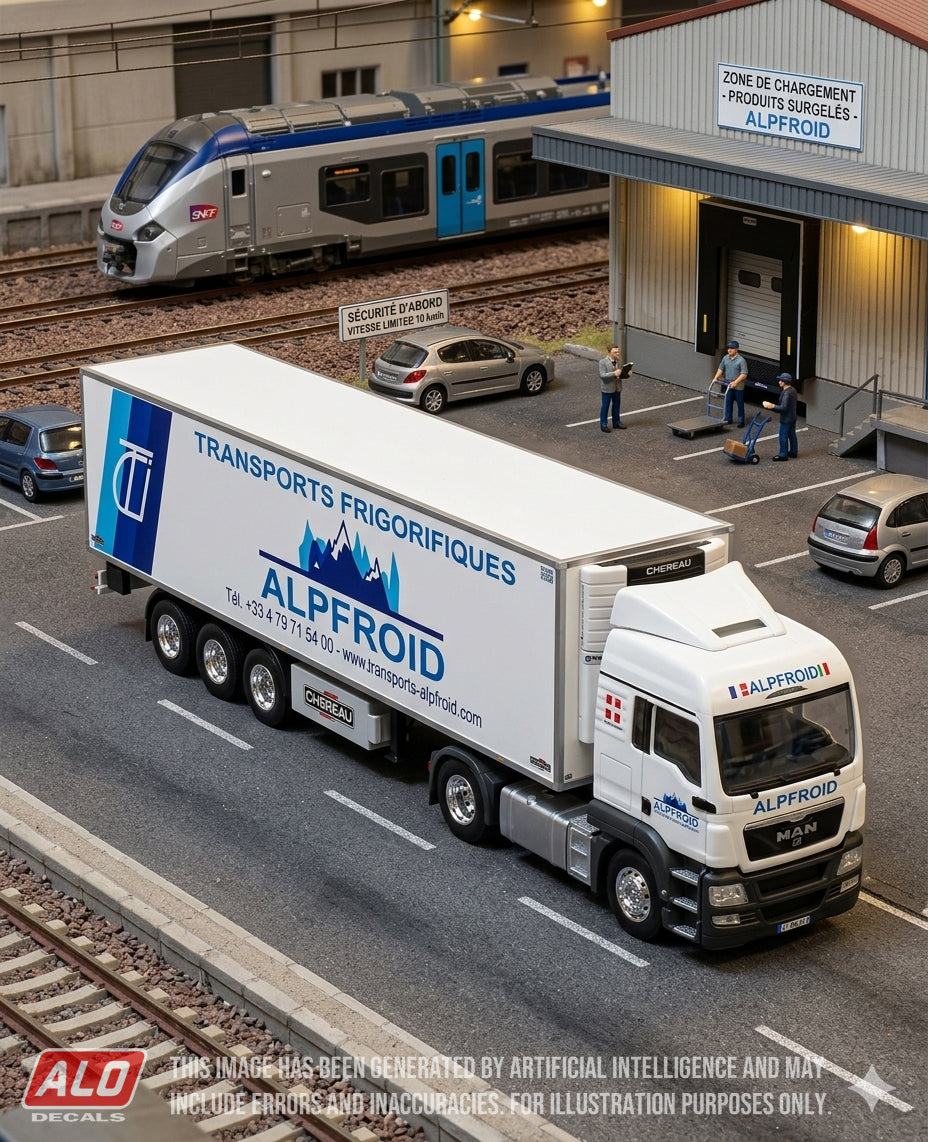 2009-2020 SEMI-TRAILER DECORATION "ALPFROID" 1:87 DECALS