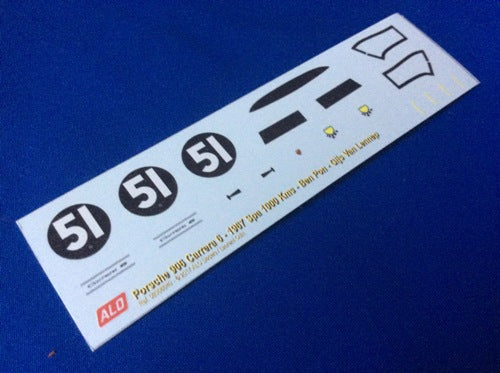 1967 SPA 1000 KMS #51 PORSCHE 906 BEN PON/GIJS VAN LENNEP 1:43 DECALS