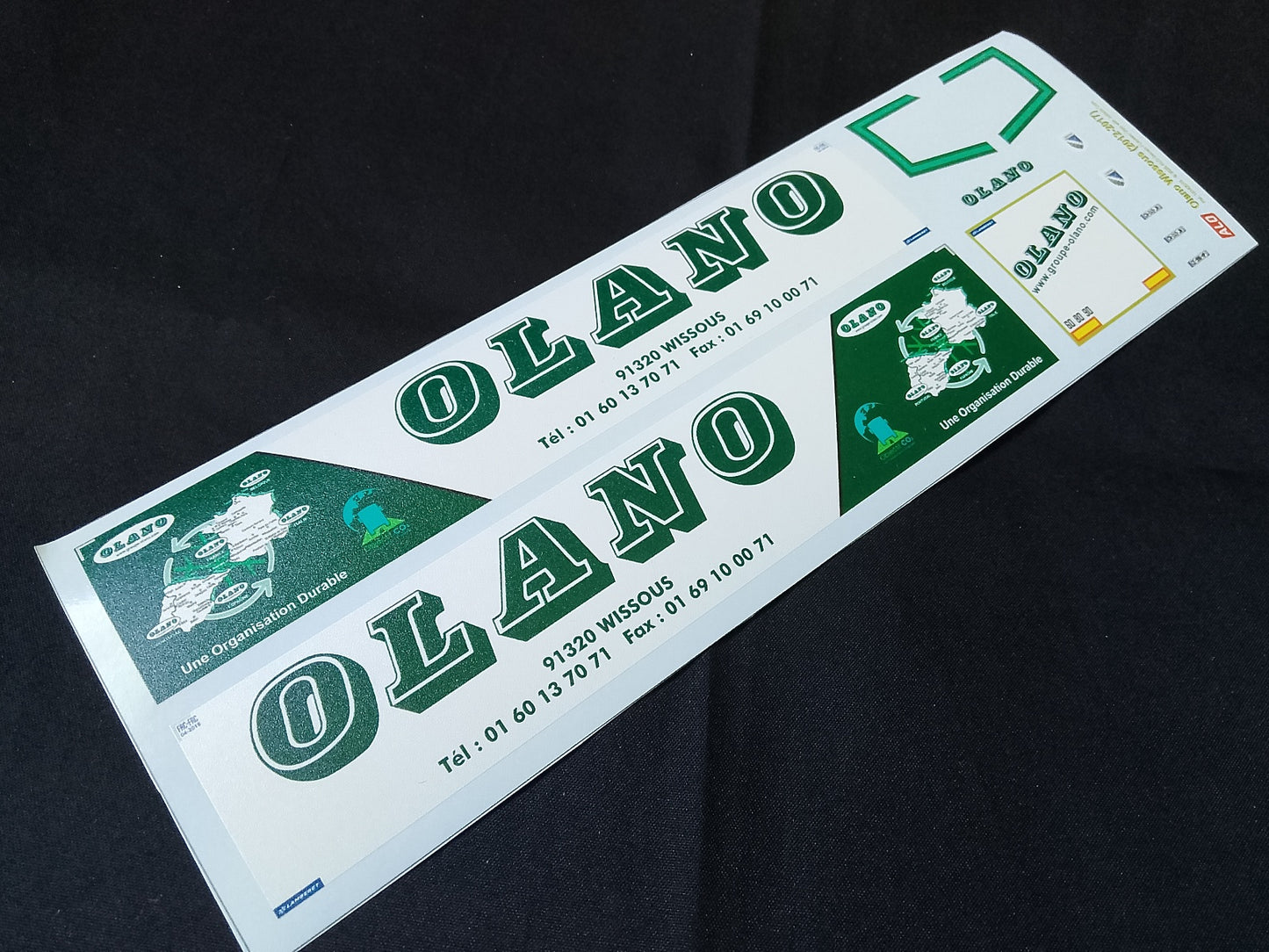 2012-2017 SEMI-TRAILER DECORATION "OLANO - WISSOUS" 1:87 DECALS