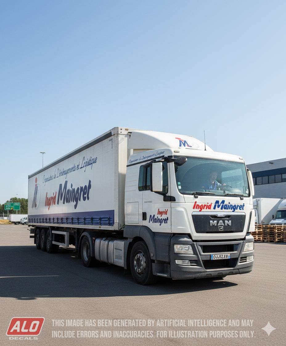 2010's SEMI-TRAILER DECORATION "INGRID MAINGRET" 1:87 DECALS