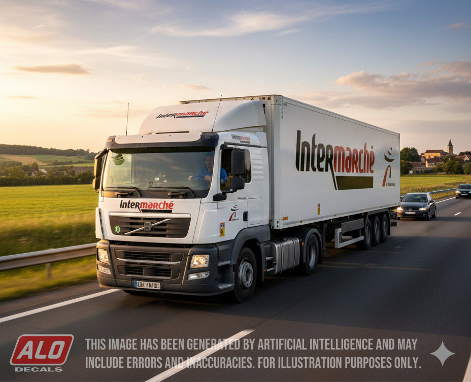 2009-PRESENT SEMI-TRAILER DECORATION "INTERMARCHÉ" 1:87 DECALS