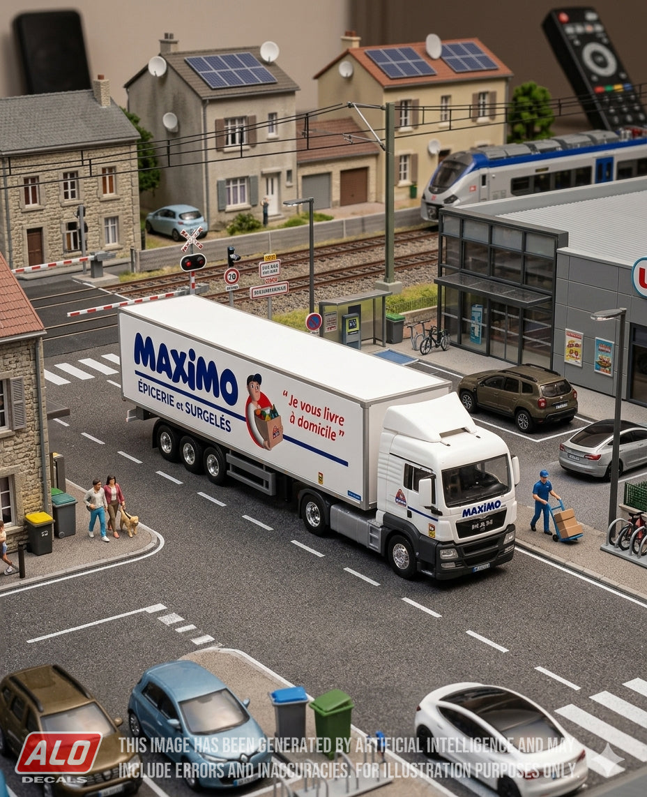 2020's SEMI-TRAILER DECORATION "MAXIMO" 1:87 DECALS