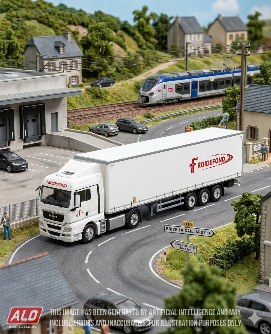 2017-PRESENT SEMI-TRAILER DECORATION "FROIDEFOND" 1:87 DECALS