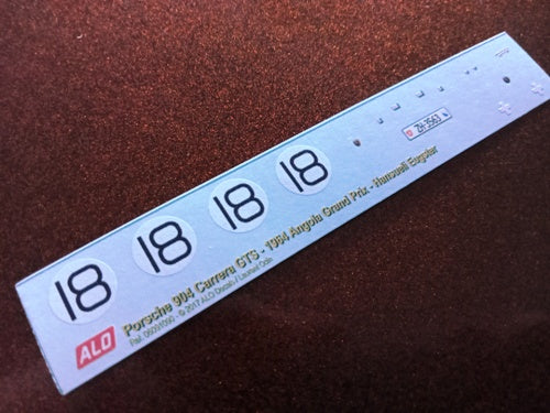 1964 ANGOLA GP #18 PORSCHE 904 HANSUELI EUGSTER 1:43 DECALS