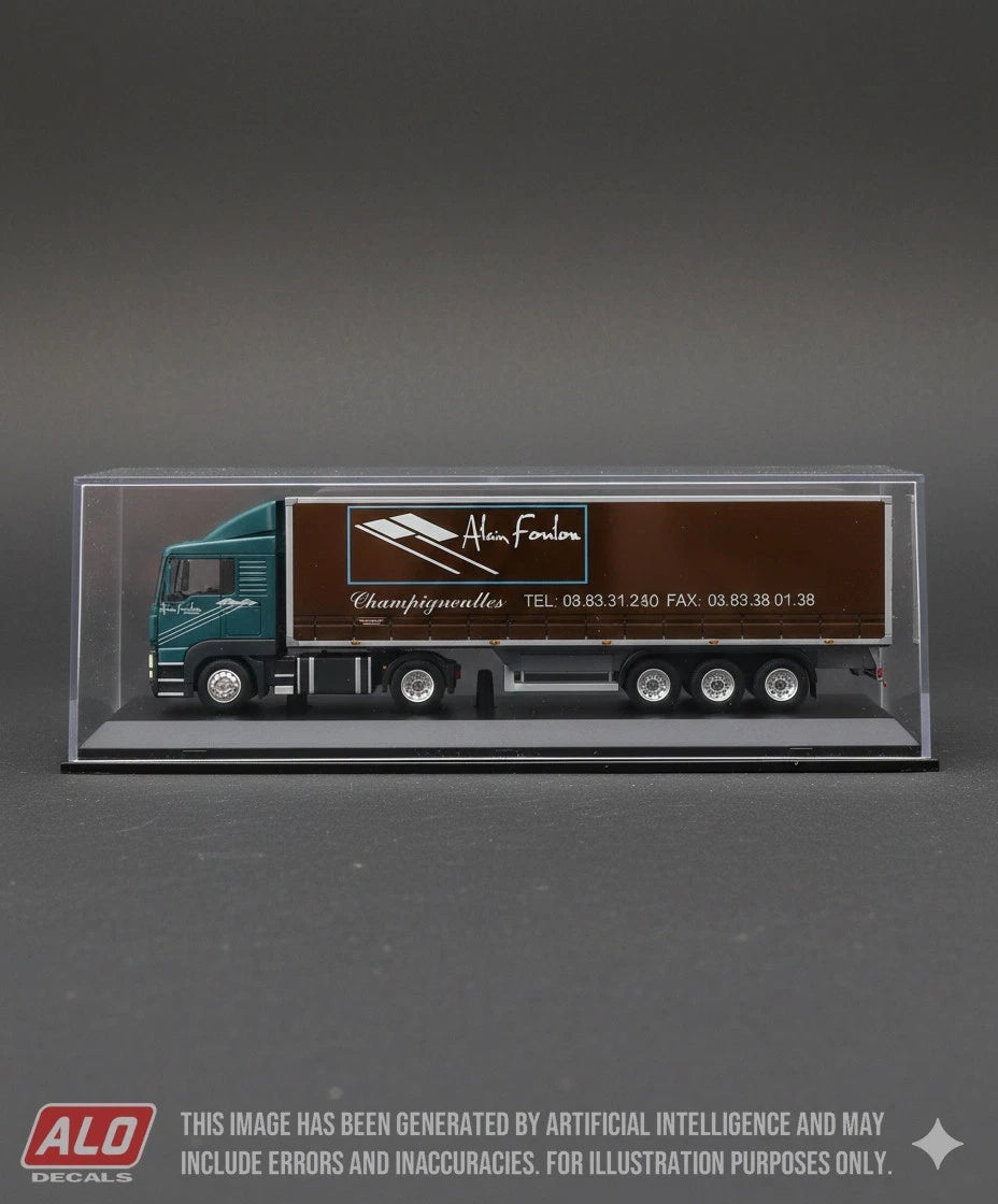 2000's-2013 SEMI-TRAILER DECORATION "ALAIN FOULON" 1:87 DECALS