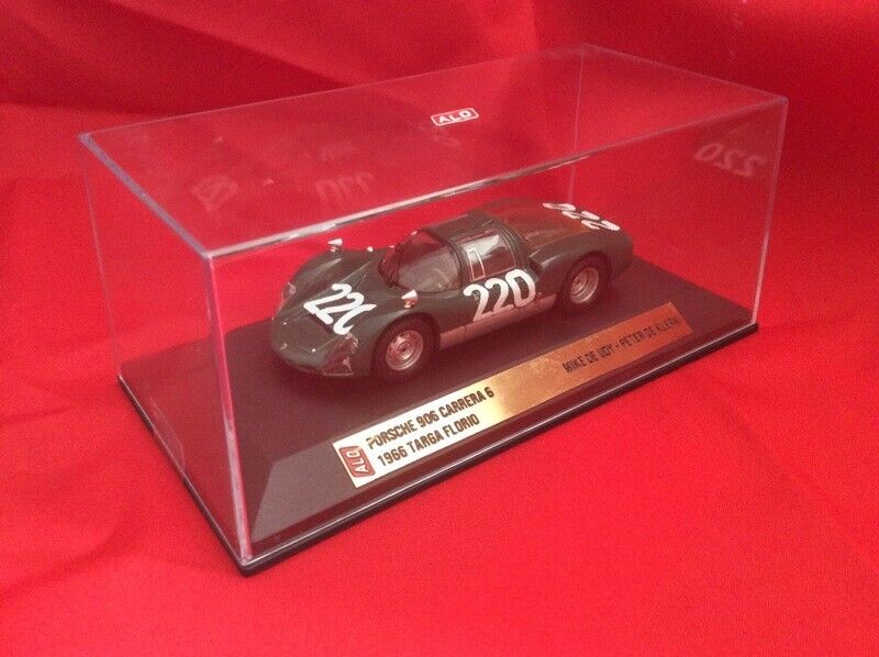 1966 TARGA FLORIO ALO 1:43 PORSCHE 906 CARRERA 6 MIKE DE UDY/PETER DE KLERK
